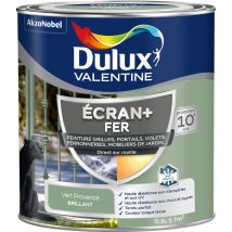Ecran+ fer brillant - Peinture pour fer intérieur/extérieur - Grilles, portails, volets, ferroneries, mobiliers de jardin - Vert Provence 0,5 l Dulux