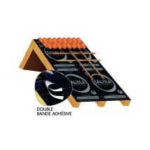 Cran sous-toiture aeromax extreme 2BA à 2 bandes adhésives 200g/m² pour montagnes et panneaux solaires rouleau 50mx1,5m Salola