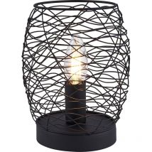 Nino Leuchten - Ecriture lampe de table lampe fil écran éclairage noir salon chambre