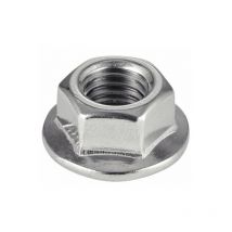 Ecrou à embase crantée - Inox A4 M6 - Boîte de 200