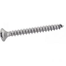 Schraube Für Spanplatten Mit Abgerundetem Kopf, Pozidriv - Edelstahl A2 4x40 Mm - Packung Mit 200
