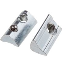 Ecrou à rainure en T RS PRO, profilé 30 mm, L. 17mm, rainure 6mm en Acier ( Prix pour Sachet de 10 )