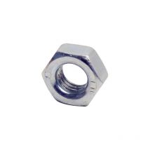 Ecrou acier zingué blanc - Vendu par 200 - Diametre : 4 Hqpro