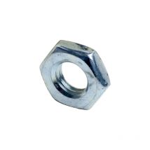 Ecrou bas zingué blanc - Diametre : 10 - Epaisseur : 5 -HQpro