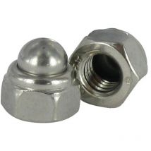 Ecrou Borgne Frein M12 Inox A2-50 pièces