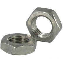 Vis Express - Ecrou hexagonal bas hm/contre Ecrou Pas à gauche M10 Inox A2-200 pièces