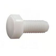 Vis métaux Tête hexagonale TH Nylon Naturel Polyamide 6.6 M12X40-1 piece