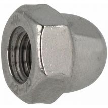 Ecrou borgne M10 selon DIN 1587 en inox A2