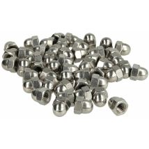 Ecrou borgne M8 selon din 1587 inox A2