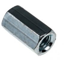 Ecrou de couplage, 18mm, M6, en Acier ( Prix pour Sachet de 25 )