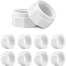 Crou de tuyau d'entrée de nettoyeur de piscine D15 Écrou Polaris pour Polaris 280 380 180 (10 pièces)