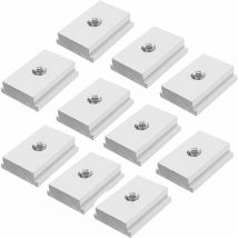 10PCS Écrous en t, Lot de coulissants en t pour outils de travail du bois M8