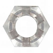 D-work - Ecrou hexagonal à créneau dégagé M12 Inox A2 - Boite de 100 pcs - EHK12A2