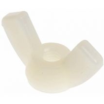 Ecrou à oreilles Nylon, M4 ( Prix pour Sachet de 25 )
