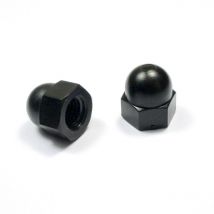 M10 : Écrou plastique borgne noir de protection diam. M10 clef de 17 mm - Ajile