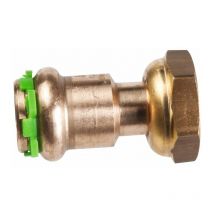 Aalberts - Raccord cuivre droit avec écrou à sertir - f 1'' - diamètre 22 mm Integrated Piping Systems