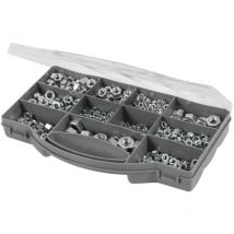 Ecrous din 934 zingues assortiment de 1000 ecrous m3 à m12