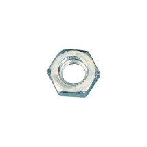 Crous hexagonaux Hm bas acier zingué blanc classe 6, diamètre 16 mm, boîte de 100 écrous