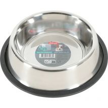 Gamelle Ecuelle inox 700 ml antidérapante pour chien Zolux