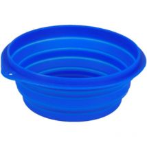 Ecuelle de voyage falda bleu pour chien 1 litre ø 18 cm - Karlie
