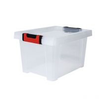 EDA - boite de rangement avec couvercle clipstock 15L naturel 833319