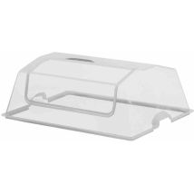 EDA - Hochbeetdeckel max, 74,8x54,8x26,5 cm, aus Kunststoff in transparent, mit seitlicher Öffnung