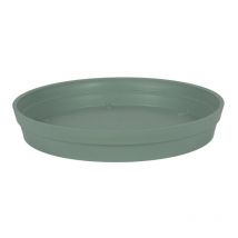 Sottovaso in polipropilene EDA 13619 v.la Diam.34,5 L.0 x P.0 x H.4,8 cm verde alloro EDA