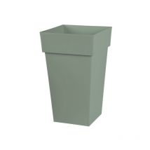 Vaso polipropilene EDA 13635 v.la Diam.39 L.39 x P.39 x H.65 cm verde alloro EDA