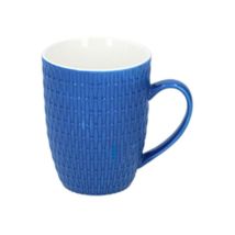 Tazza Mug Porcellana Fabric Cc 343 – 8711252192161 – Accessorio elegante per la tavola – Resistente e lavabile in lavastoviglie – Edco