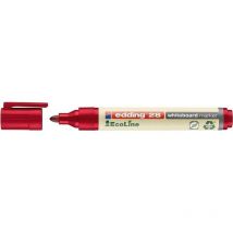 Edding edding 28 EcoLine Whiteboard Marker Bullet Tip 1.5-3mm Line Red (Pack 10)