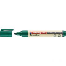 Edding - 28 EcoLine Whiteboard Marker Bullet Tip 1.5-3mm Line Green (Pack 1