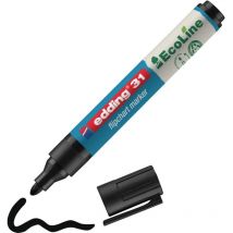 Edding E-31 Ecoline Flipchart Marker Black (Pack of 10)