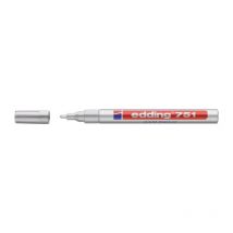 Edding - 4-751054 Lackmarker 751 silber Strichbreite 1-2 mm Rundspitze