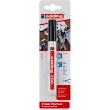 Edding – Marqueur permanent 2-4 mm – Écriture sur métal, verre, plastique – Résistant à l'eau et à la lumière