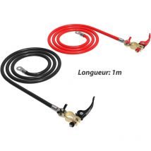 Batteriekabel 25mm2 1m Stellen Sie 2 Positive und Negative Kabel ein - 100% ofc Kupfer Batteriekabel 1m 25mm2 und Batterieadapter 2 Einheiten - Edecoa