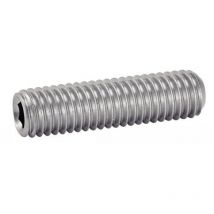 Sechskant-schraube Kopflos, Innensechskant, Flach, Edelstahl A2, 2x6 Mm - Packung Mit 100 Stück