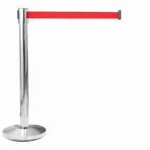 Sekureco - Edelstahl-Abstandsbolzen rotes Band ausziehbar 2000mmx 5mm