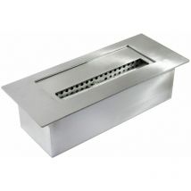 Edelstahl Bioethanol Brenner 1,5 l Einbautank 30 cm
