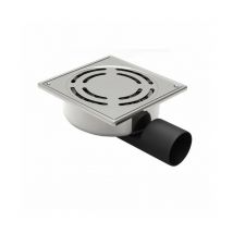 Edelstahl Bodenablauf Ablaufrinne Dusch Ablauf 15x15 cm Duschrinne Badablauf