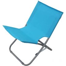 Edelstahl -Closable Strände mit Stoffsitz und Rückenlehne