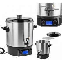 Edelstahl Einkochtopf Einkochautomat Einkocher DEA2000DX 2000 W 27 L 30-100 Grad