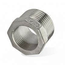 Gebo - Edelstahl Fitting Reduzierstück 3/4 X 1/2 Zoll Übergangsstück