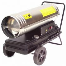 Apex - Edelstahl Heizkanone 55205 Bauheizer 30kW Diesel Heizung Ölheizgerät Bautrockner