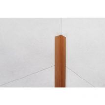 Ilcom - Edelstahl Innenecke Li Profil 1cm x 270cm - Satiniertes Kupfer