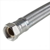 Edelstahl Panzerschlauch 3/4 Zoll 60cm 600mm DN19 Brauchwasser