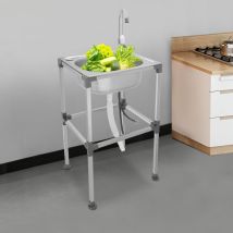 Edelstahl Spüle Spültisch Gewerbliche Küchenspüle Spülbecken 1 Becken Waschtisch