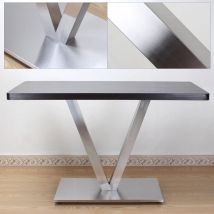 Edelstahl Tischbeine v Form Design Tischgestell Tischfuß Tischuntergestell Bistrotisch 70cm Edelstahl Tischgestell