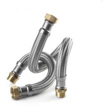 Edelstahl Trinkwasser Panzerschlauch ig/ag 1' DN25 1500mm dvgw