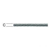 Drahtseil Edelstahl 2 mm 7 x 7 +Stahleinlage - Vormann