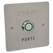 Edelstahlfront + Druckknopf no/nfe + Handicap Evicom zum Einbauen - TT07I/NH